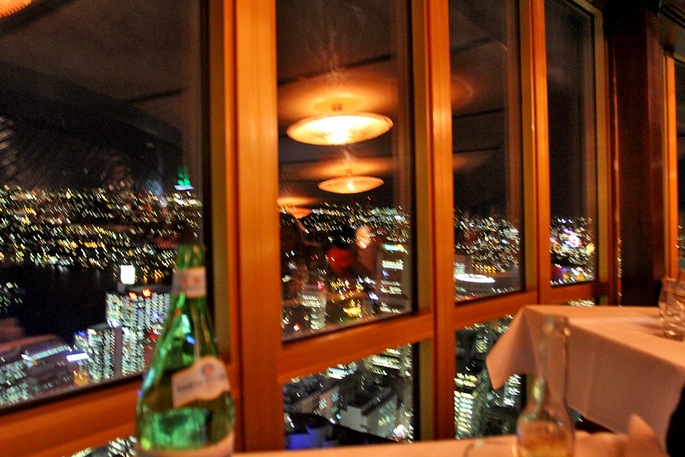 View of Sydney from the Sydney Tower 360 Bar and Dining