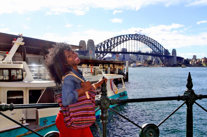 Lola and the Sydney bridge