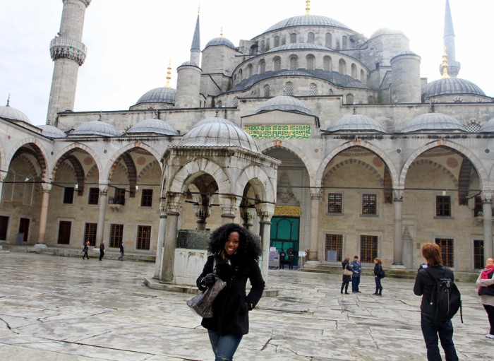 First stop, the magnificent Blue Mosque!